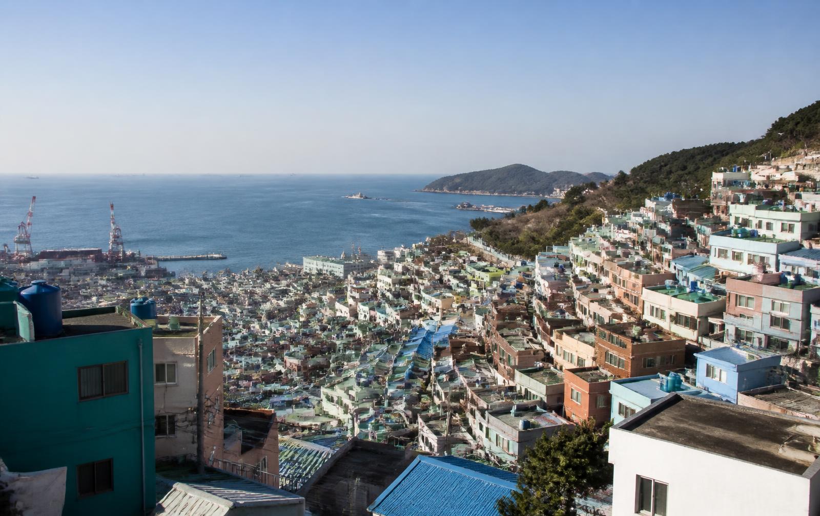 Busan coastal cityscape